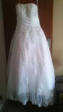 Wedding dress amp satin bolero