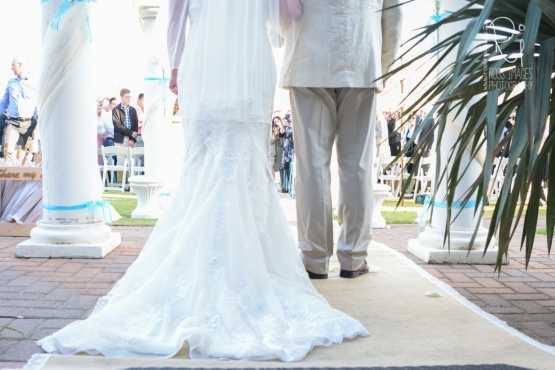 Wedding dress and Furr peticoat