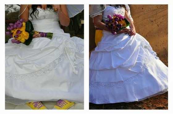 Wedding dress for sale.