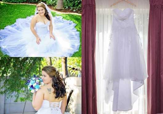 WEDDING DRESS SIZE 10-12