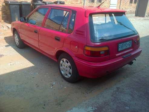 well maintained toyota conquest tazz only 180000 kms built in gear lock light on fuel