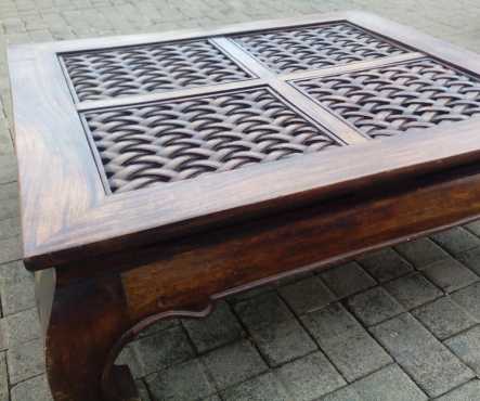 Wetherleys Wooden Lattice Coffee Table