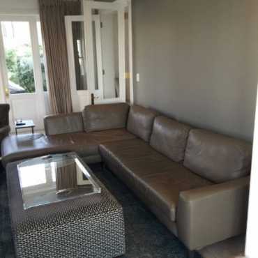 Weylandts L shape leather lounge suite Bryanston