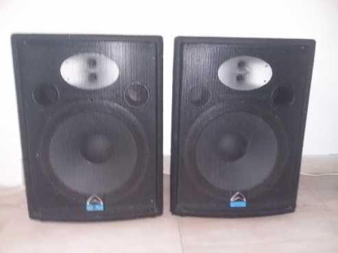 Wharfedale Pro Sound system With Phonic Amp and Gemini Mixer