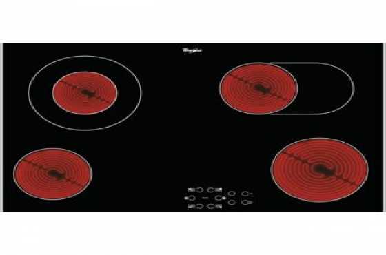 Whirlpool glass Hob