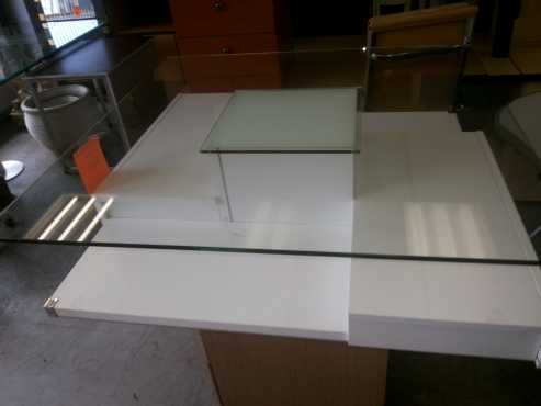 White Designer Glass Table