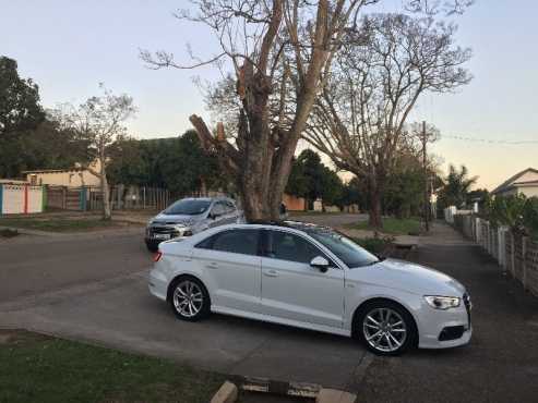 White Hot Audi A3 S-Line Sedan 110kW TDI S-Tronic