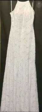 White lace dress