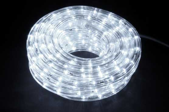 White led rope 220v light per meter