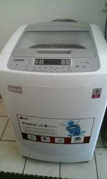 White LG 14 KG Washing machine