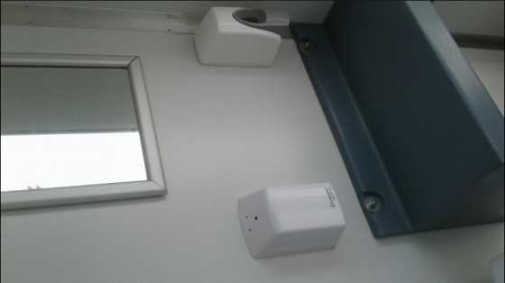 White mobile Toilet