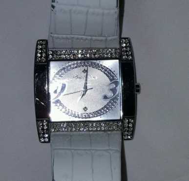 White Paris Hilton watch