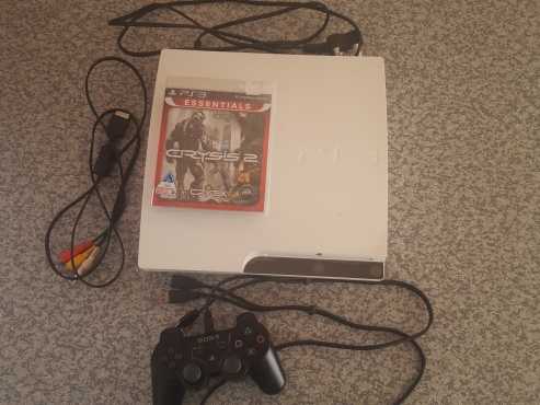 White PS3, One Controller and game For Sale..Urgent, want to sell quick