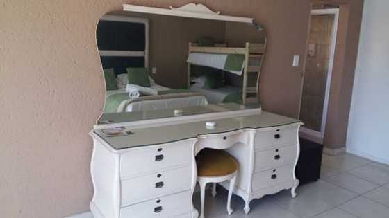 White Queen Ann Antique dressing table.