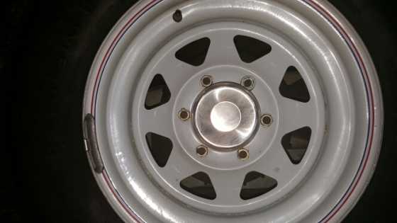 White steel Rims