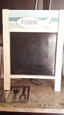 WHITE-WASH BLACK CHALK BOARD