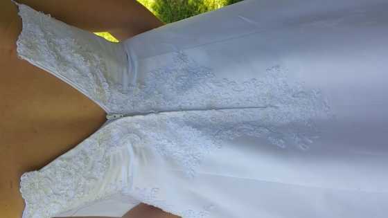 White wedding dress