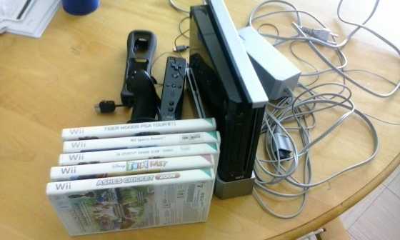 wii with 5games for sale