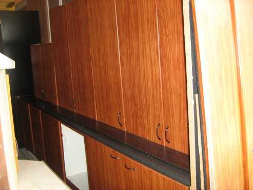 Wild Cherry Kitchen with Formica Counters (cupboards amp counters only)