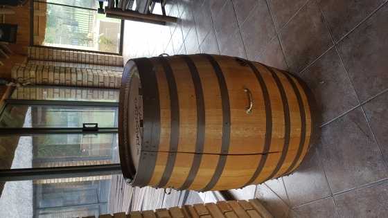 wine barrel bar