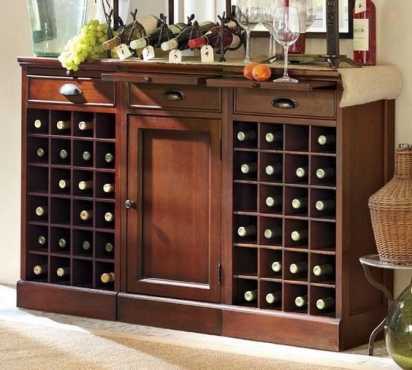 Wine rack cupboard