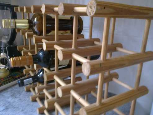 Wine rack - hand made