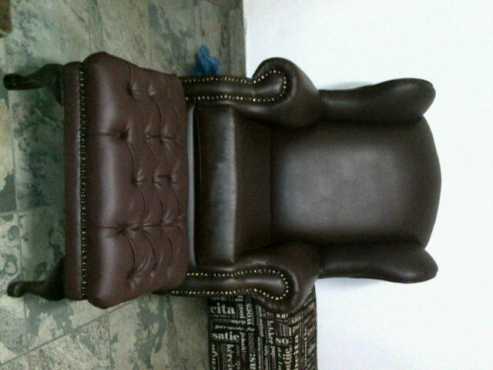 Wingback and Footstool Combo