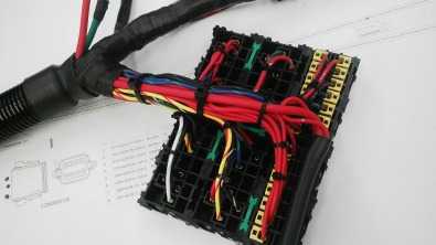 wire harnesses for cars, trucks and machinery