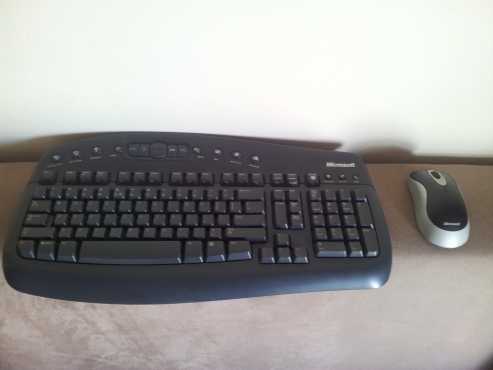 Wireless keyboard and mouse