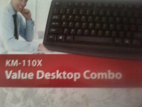 Wireless keyboard and mouse combo