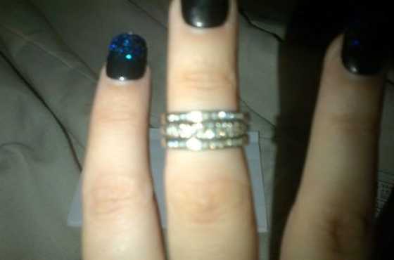 Wit goud ring met diamante om te verkoop