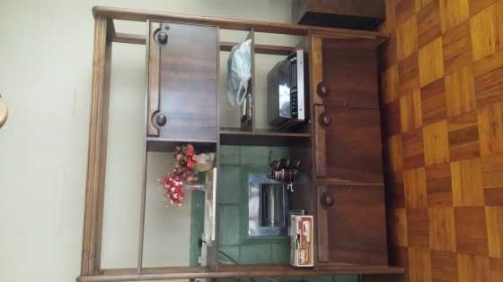 Wood wall unit