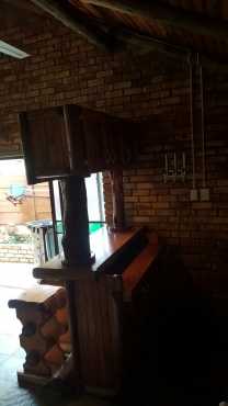 wooden complete bar