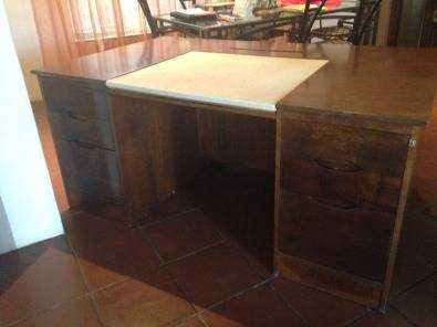 Wooden desk