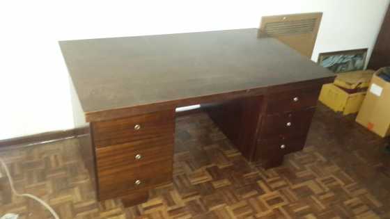 wooden desk