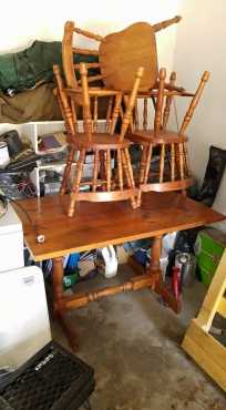 Wooden dining room set for sale