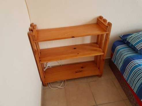 Wooden dvd rack