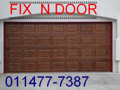 wooden garage doors