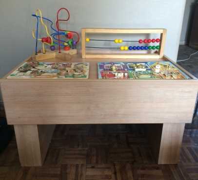 Wooden play table