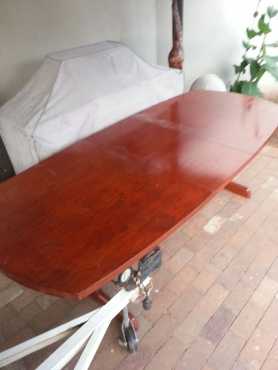 Wooden table 8 seater and 6 seater in 1