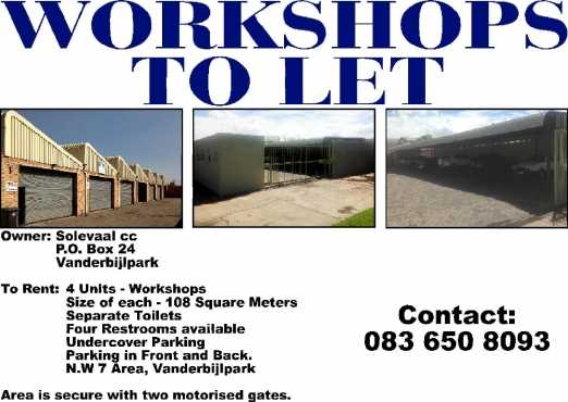 Workshops to Rent