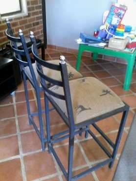 Wrought Iron Bar Chair