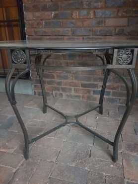 Wrought iron dining room set