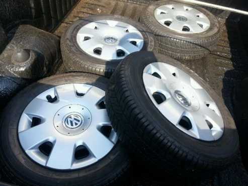 x4 Size 14 tires for Polo Vivo.