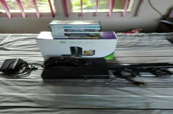 xbox 360 500Gb  games  kinect  controler