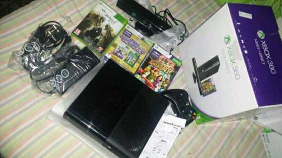 Xbox 360 500gb kinect bundle Slim console exclusive edition console still brand new includes kinect