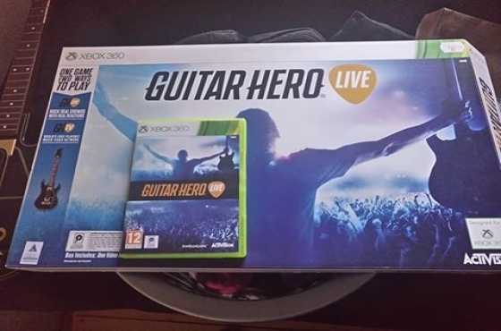 Xbox 360 guitar hero te koop