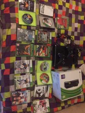 Xbox 360 plus 18 games