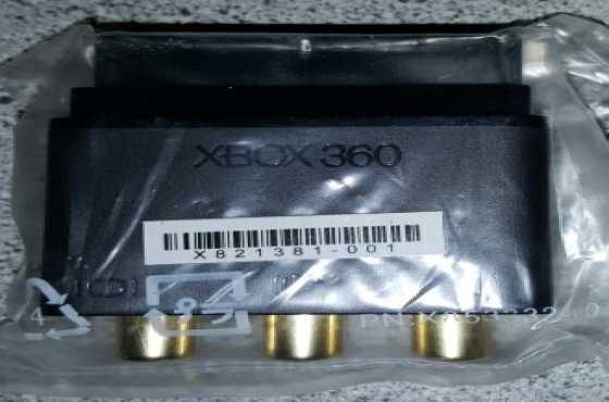 XBOX 360 Video amp Stereo Audio Adapter