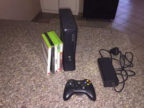 Xbox 360 with games for sale